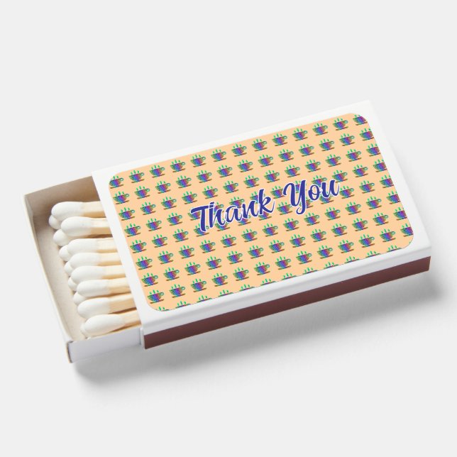 Thank You Favor  Matchboxes (Front Open)