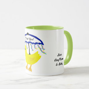 Thank You Favor Mug Rubber Ducky Baby Shower