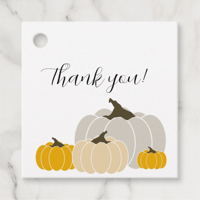 Thank you favor tags (Front)