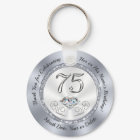 Thank You, Favors for 75th Birthday, 75th DIAMOND
