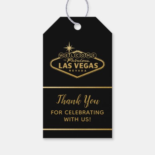 Thank You Favour Tags Las Vegas Wedding