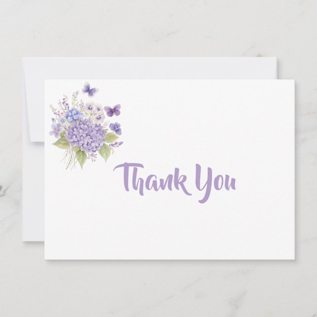 Thank You Flat Note Card (Front)