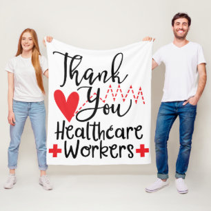 Thank You - Fleece Blanket, 50"x60"