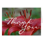 Thank You Floral Card (Front Horizontal)