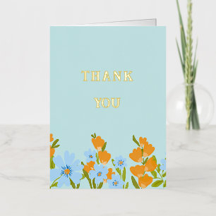 Thank You Floral card