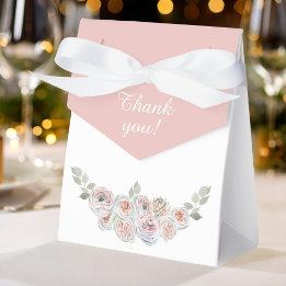 Thank You Floral Favor Box