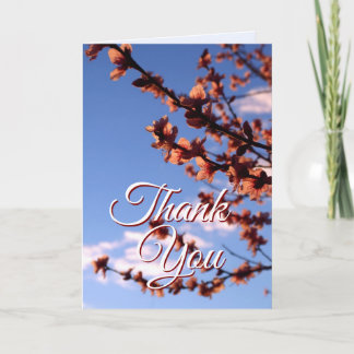 Thank You Flower Blossoms Card