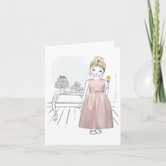 Thank you Flower Girl Card
