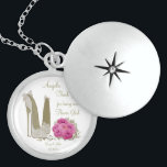 Thank you Flower Girl Necklace Gift<br><div class="desc">Keepsake for a Special Flower Girl Customizable for your Special Occasion Please remember to change the 'Name'</div>