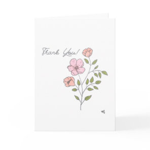 Thank You Flowers 2 Card