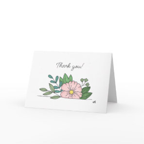 Thank You Flowers 7 Card