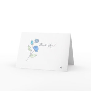 Thank You Flowers 8 Card