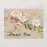 [ Thumbnail: "Thank You" + Flowers Postcard ]