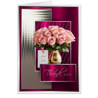 Thank You Folded Card