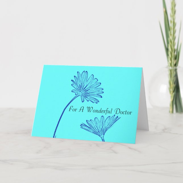 Thank You - For A Wonderful Doctor (Front)