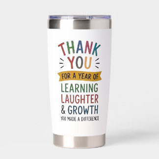 Thank You for a Year of Learning  Insulated Tumbler