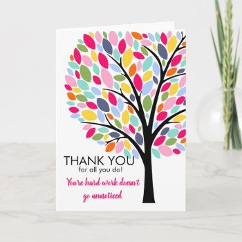 Thank You For All That You Do.  Card by GenerationIns at Zazzle