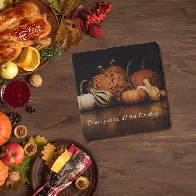 Thank You For All The Blessings | Fall Harvest Trivet (Creator Uploaded)