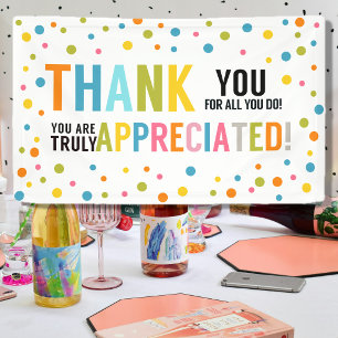 Thank You for All You Do Staff and Teacher Banner 
