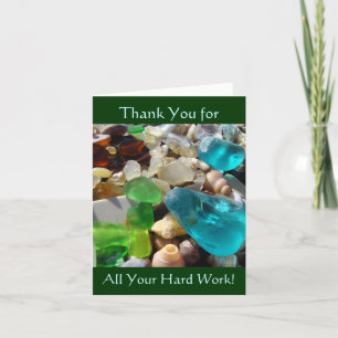 Thank You for all Your Hard Work Notecards Beach