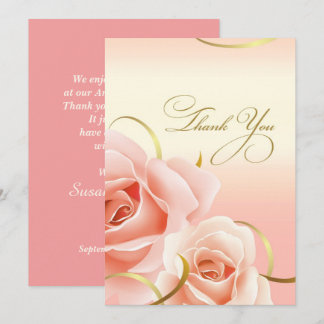 Thank You for Attending Anniversary Party Cards