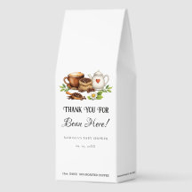 Thank You for Bean Here Baby shower  Coffee Thank 