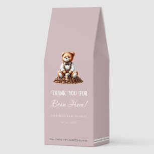 Thank You for Bean Here Baby shower  Coffee Thank 