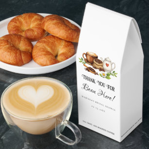 Thank You for Bean Here Bridal shower  Coffee 