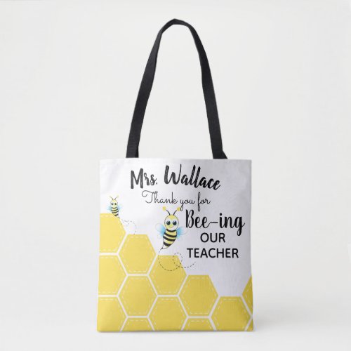 Thank you for bee_ing bee bag teacher fashion