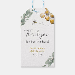 Thank you for Bee-ing Here Favor Tag