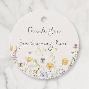 Thank you for Bee-ing Here Gift/Favor Tags