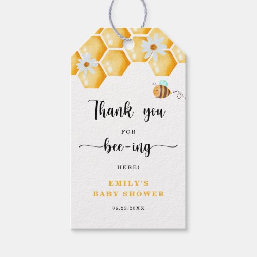 Thank You for Bee_ing Here Gift Tag
