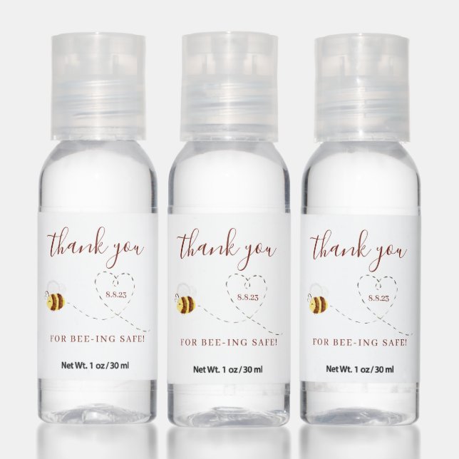 Thank You For Bee-ing Safe Hand Sanitizers (Set)
