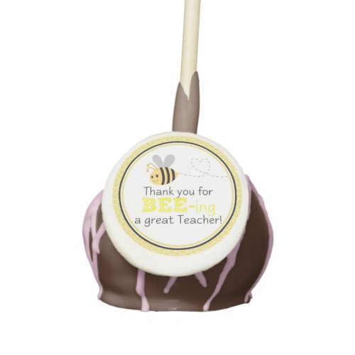 Thank you for beeing a great teacher cake pops