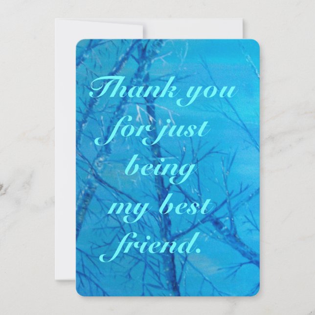 Thank You For Being A Friend (Front)