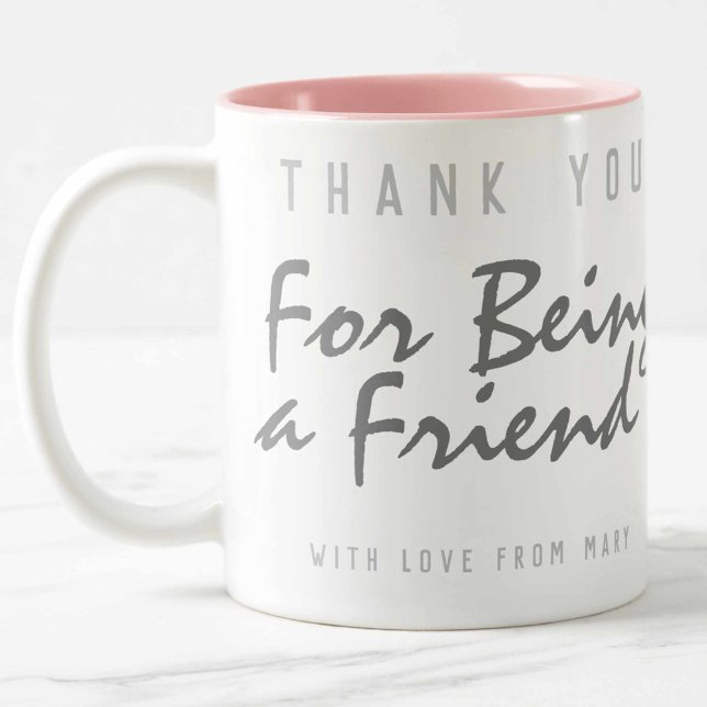 Thank You For Being a Friend Two-Tone Coffee Mug (Creator Uploaded)
