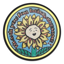 Thank You For Being Awesome Stickers