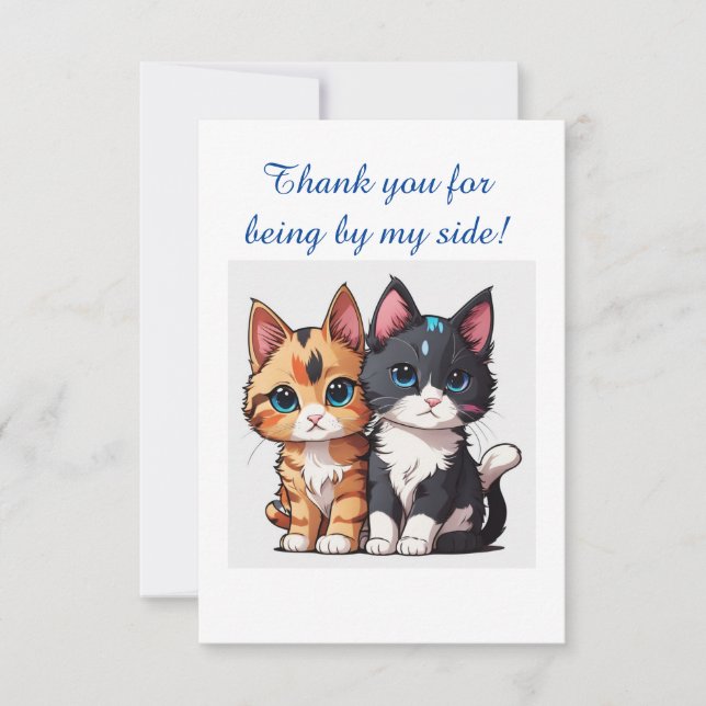 Thank You For Being By My Side Card (Front)