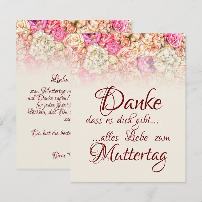 Thank you for being here — Mother's Day (Front/Back)