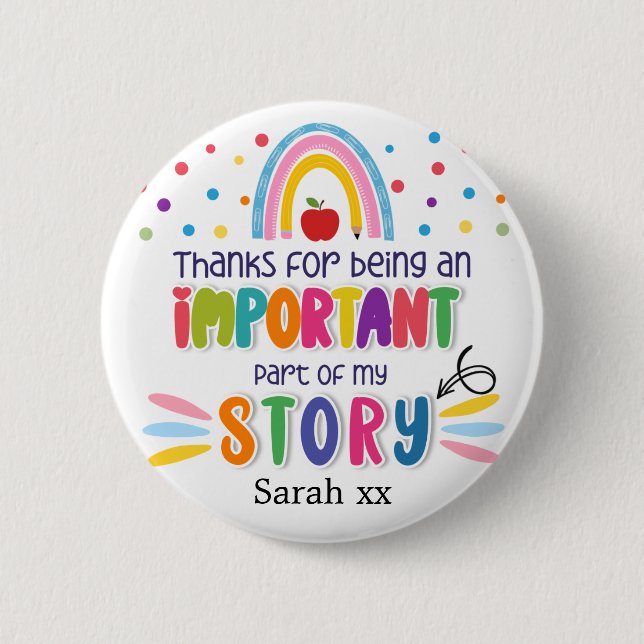 Thank You for Being in My Story | Button (Front)