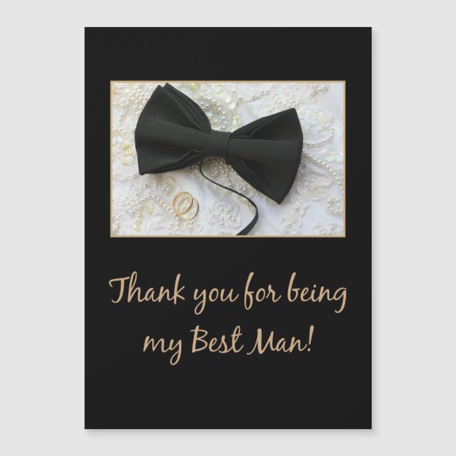 Thank you for being my Best Man (Front)