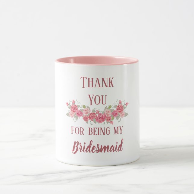 Thank You For Being My Bridesmaid Mug (Center)