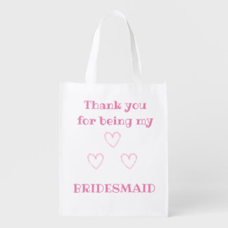 Thank you for being my Bridesmaid tote bag