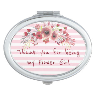 Thank you for being my Flower Girl Compact Mirror