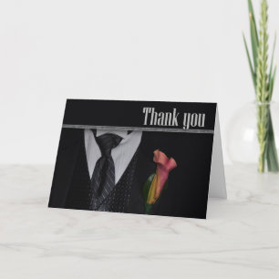 Thank you for being my groomsman card