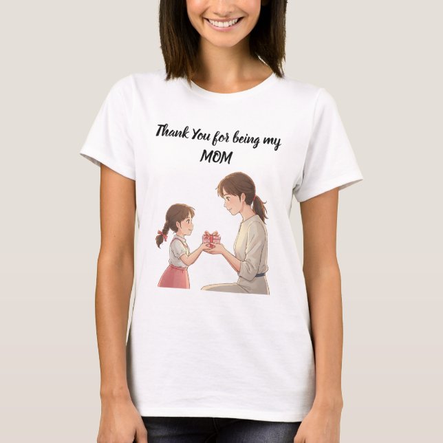 Thank you for being my MOM | Studio Ghibli T-Shirt (Front)