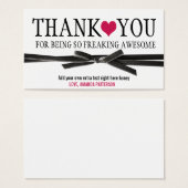 Thank you for being so AWESOME. (Front & Back)