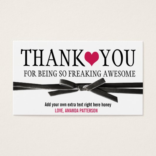 Thank you for being so AWESOME. (Front)