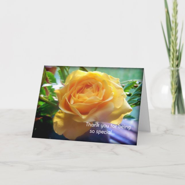 Thank you for being so special... card (Front)