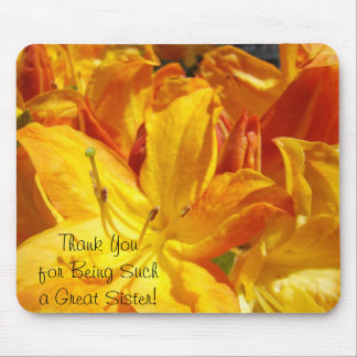 Thank You for Being Such a Great Sister! mousepad